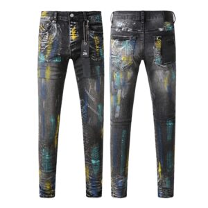 Purple Jeans Men Women