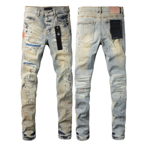Purple Jeans Men Women