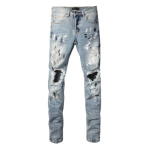Purple Jeans Men Women