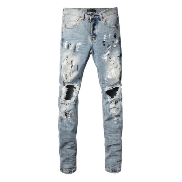 Purple Jeans Men Women