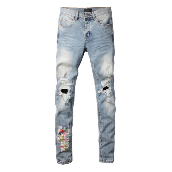 Purple Jeans Men Women