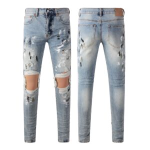 Purple Jeans Men Women