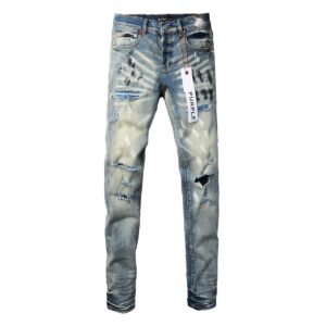 Purple Jeans Men Women