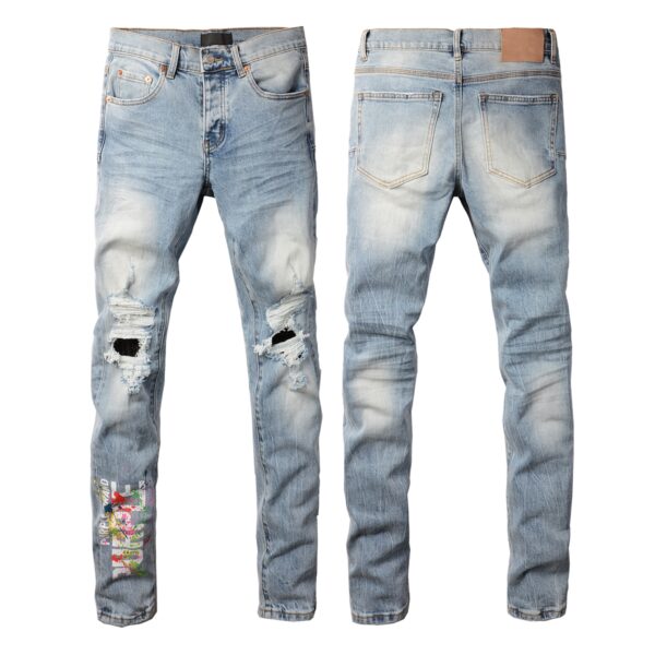 Purple Jeans Men Women