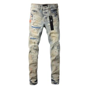 Purple Jeans Men Women